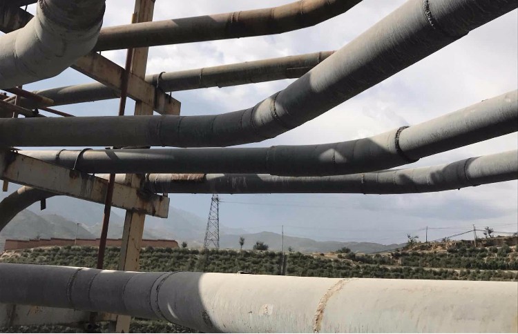 江蘇江河機(jī)械-廣州珠江電廠耐磨管道項目