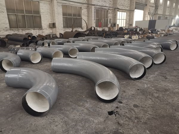 90&deg; 耐磨陶瓷內(nèi)襯彎頭